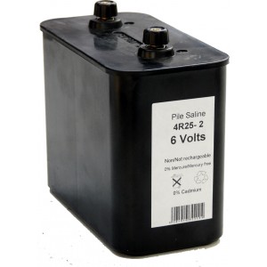 1X4R25-2 SALINE PLAST VIS 6V