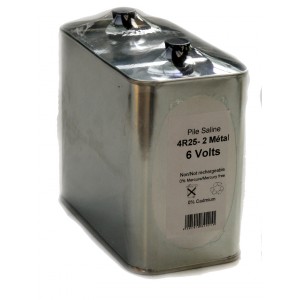 1X4R25-2 SALINE METAL VIS 6V / REMPLACEMENT