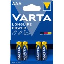VARTA - PILES LR03/AAA LONGLIFE POWER X4