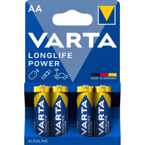 VARTA - PILES LR06/AA LONGLIFE POWER X4