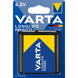 VARTA - PILE 3LR12/4.5V LONGLIFE POWER X1