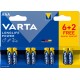 VARTA - PILES LR03/AAA LONGLIFE POWER 6+2 GRATUITS