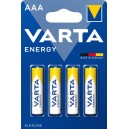 VARTA - PILES LR03/AAA ENERGY X4