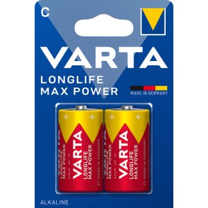VARTA - PILES LR14/C LONGLIFE MAX POWER X2