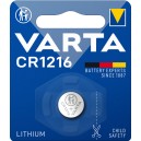 PILE BOUTON LITHIUM CR1216 VARTA