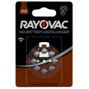 PILES AUDITIVES PR41 V312 1.4 V RAYOVAC PAR 8