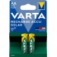 PILES RECHARGEABLES SOLAIRES VARTA AA 800 MAH NI-MH PAR 2