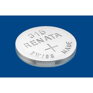 PILE BOUTON 315-SR716SW OXYDE D'ARGENT RENATA