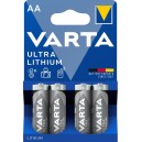 PILE LITHIUM AA 1.5V BL4 VARTA