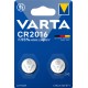 PILE BOUTON LITHIUM CR2016 BL2 VARTA