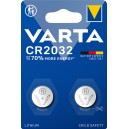PILE BOUTON LITHIUM CR2032 BL2 VARTA