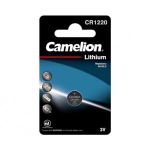PILE BOUTON LITHIUM CR1220 CAMELION
