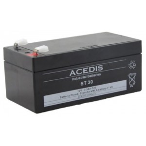 BATTERIE 12V 3.5AH ST30 PLOMB ETANCHE ACEDIS