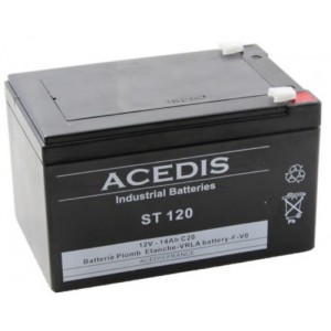 BATTERIE 12V 14AH ST120 PLOMB ETANCHE ACEDIS