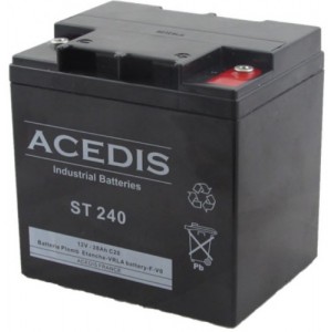 BATTERIE 12V 28AH ST240 PLOMB ETANCHE ACEDIS