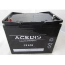 BATTERIE 12V 58AH ST550 PLOMB ETANCHE ACEDIS