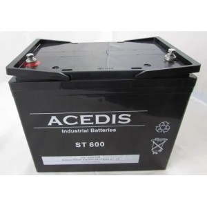 BATTERIE 12V 65AH ST600 PLOMB ETANCHE ACEDIS